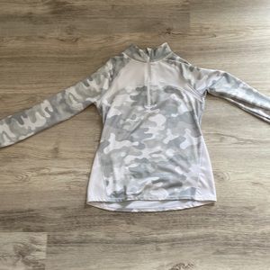 Camo white athletic jacket